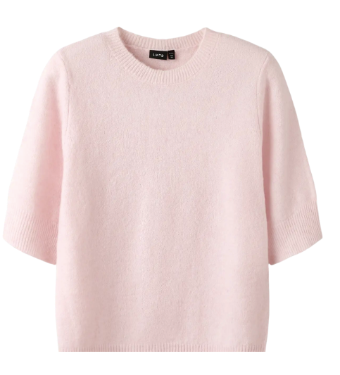 T-Skjorte Bynt Ss Short Knit Pink-A-Boo