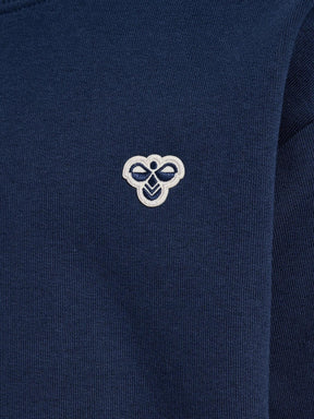 Genser Loose Crewneck Bee Dress Blues