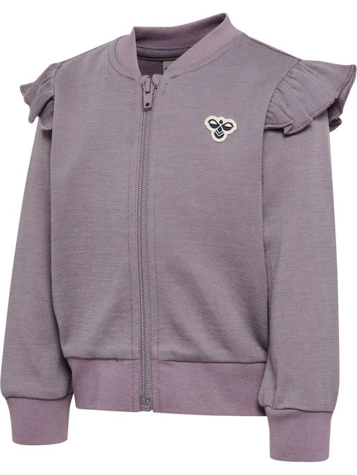 Jakke Ull Bee Zip Gray Ridge