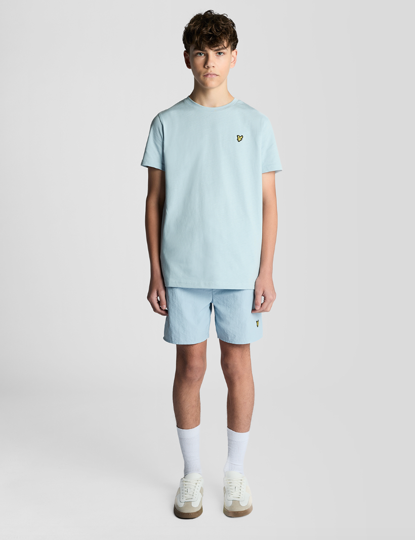 T-skjorte Plain Opal Blue