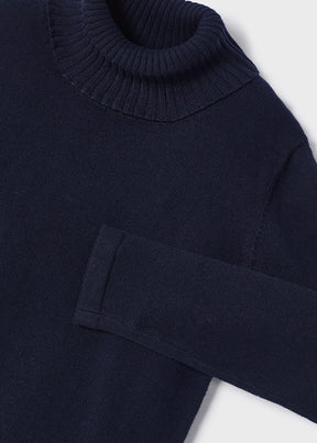 Genser Basic Turtleneck Navy