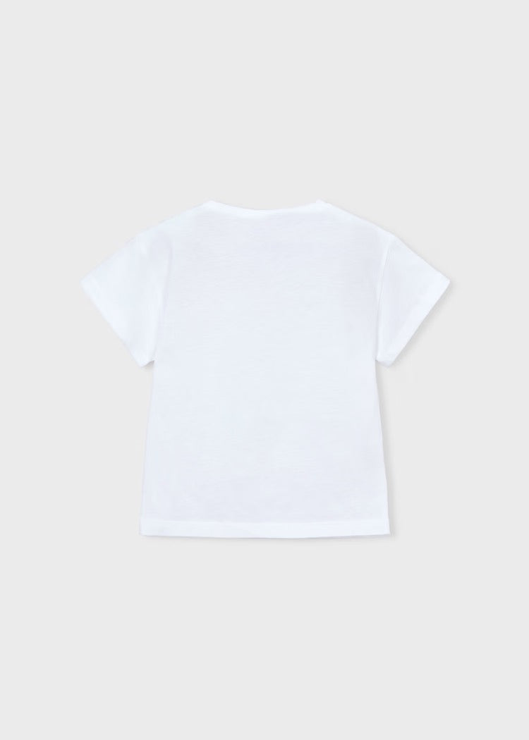 T-skjorte Graphic Girl White