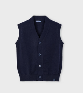 Vest Tricot Navy Blue