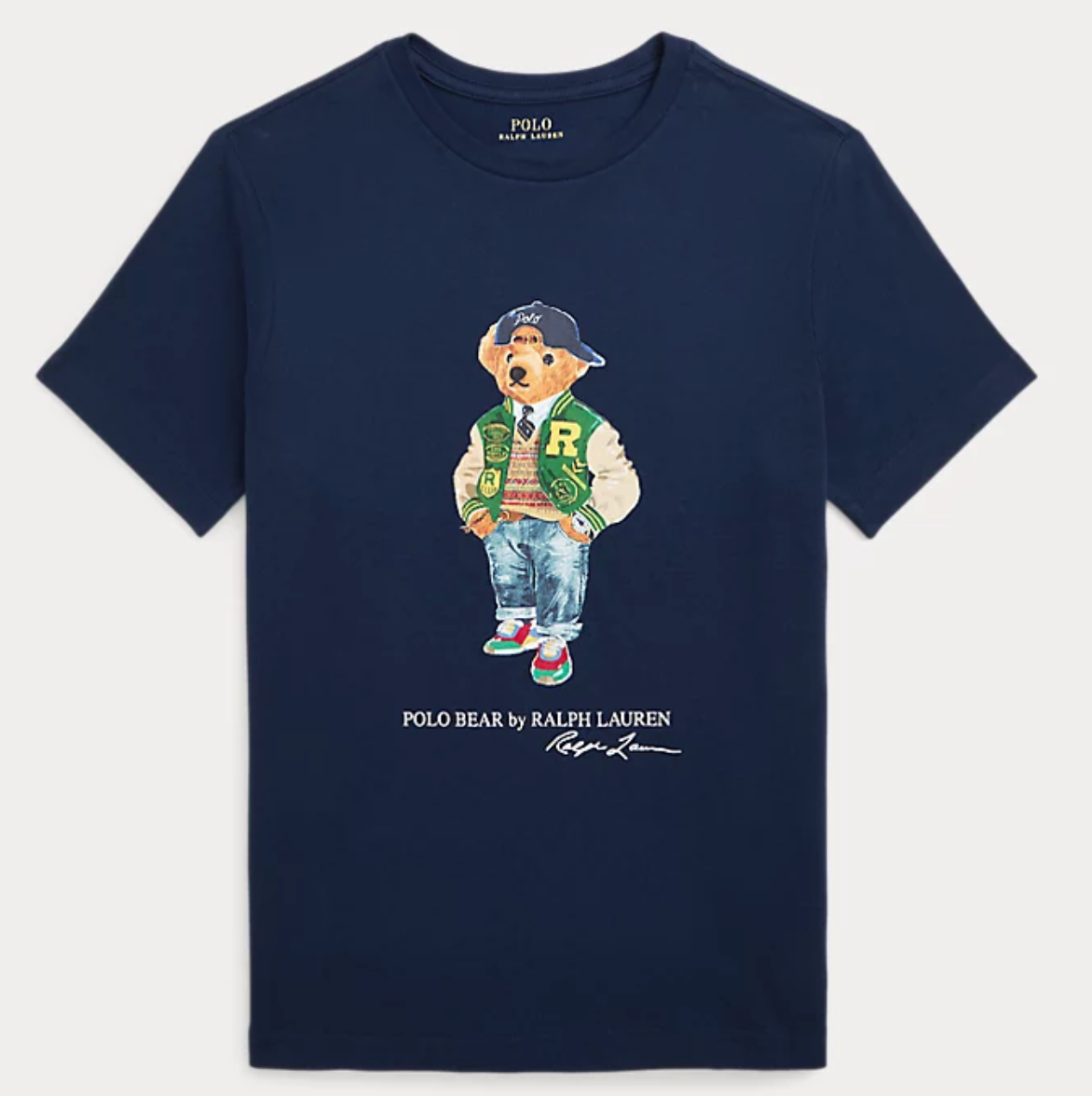 T-skjorte Polo Bear Newport Navy