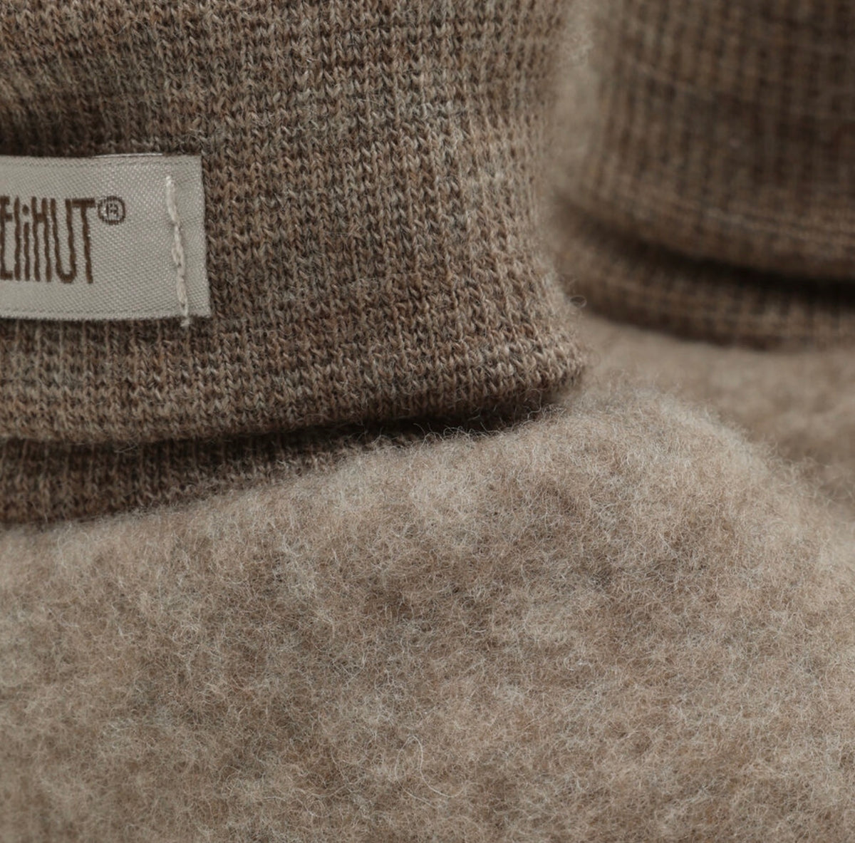 Tøfler Footies Wool Fleece Savannah Melange