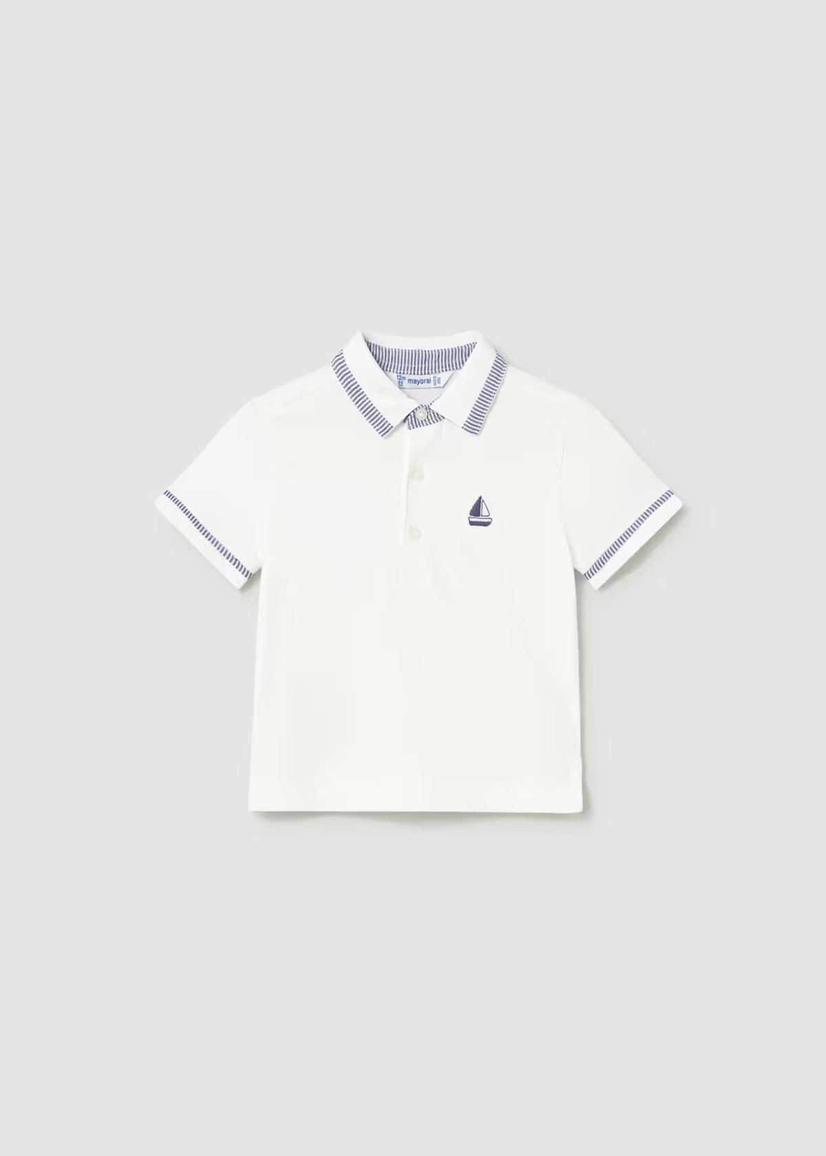 T-skjorte Polo Båt White