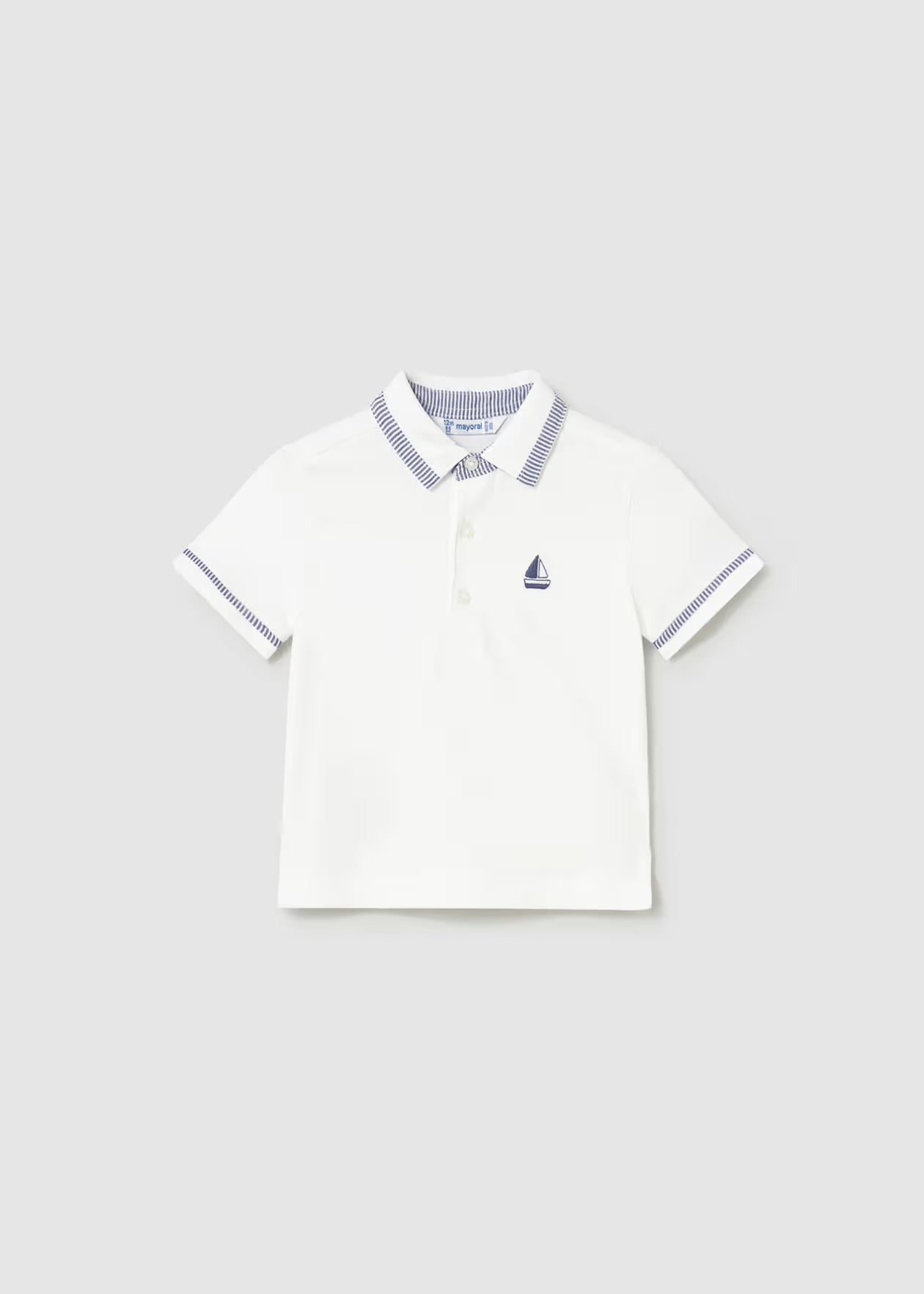 T-skjorte Polo Båt White