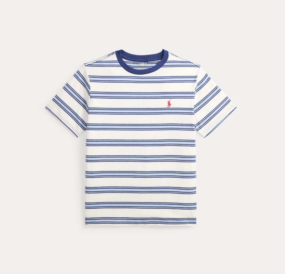 T-skjorte Striped Deckwash White Multi