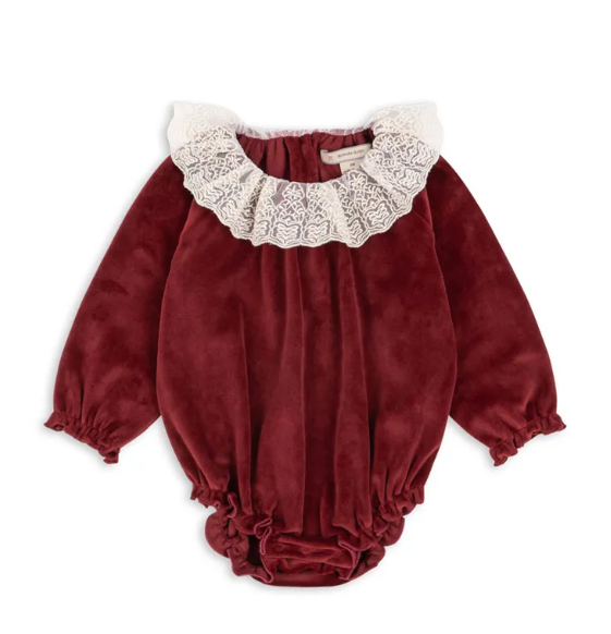 Romper Venola Red Dahlia