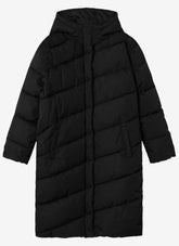 Jakke Bias W Hood Black