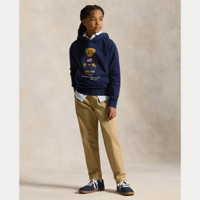 Hettegenser Bear American Flag Navy