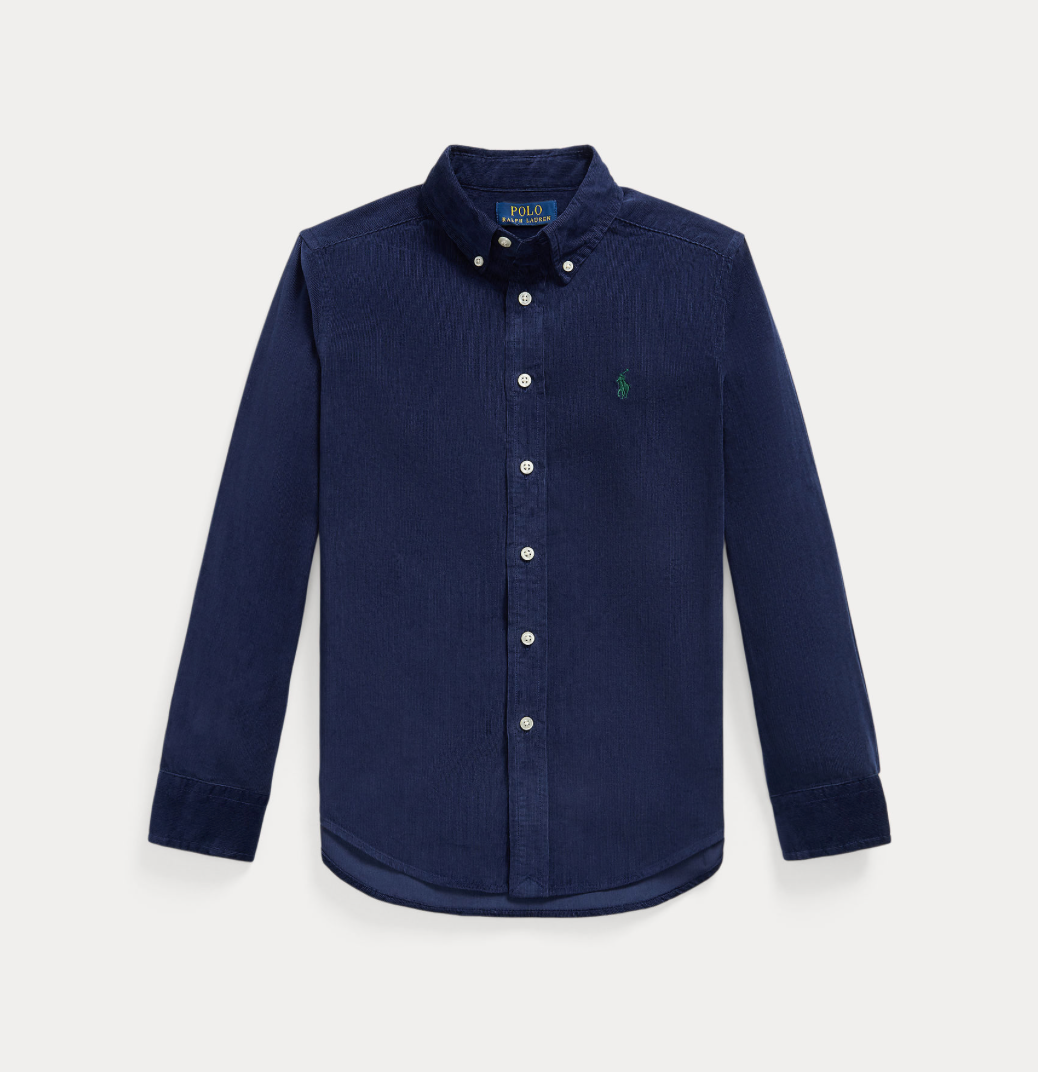 Skjorte Corduroy Polo Newport Navy