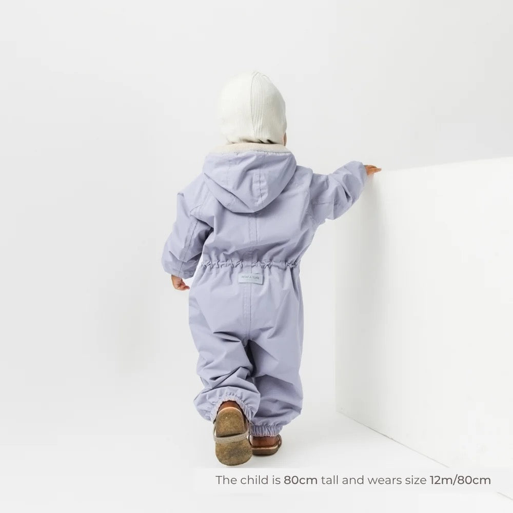 Dress MATWisto Fleece Spring Minimal Lilac