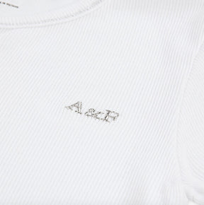 T-skjorte Henley Bright White