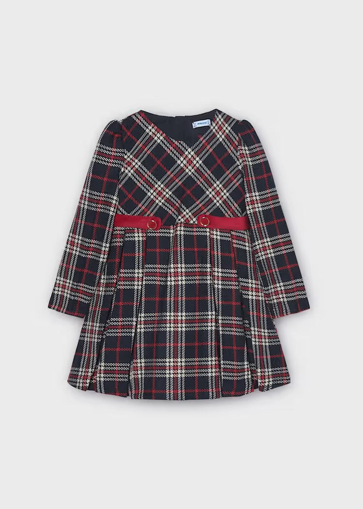 Kjole Plaid Navy