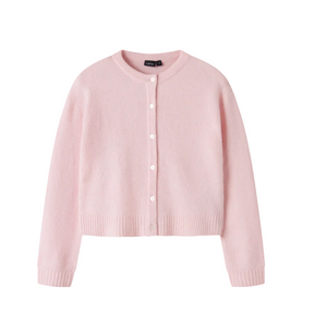 Cardigan Bynt Ls Knit Pink-A-Boo