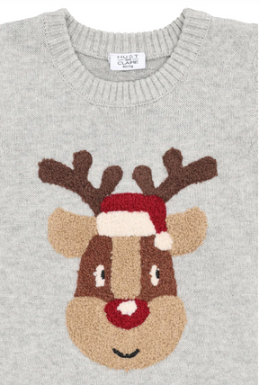 Vest Princo Reindeer Soft Grey Melange