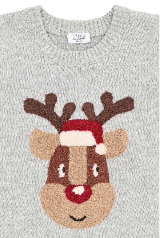Vest Princo Reindeer Soft Grey Melange