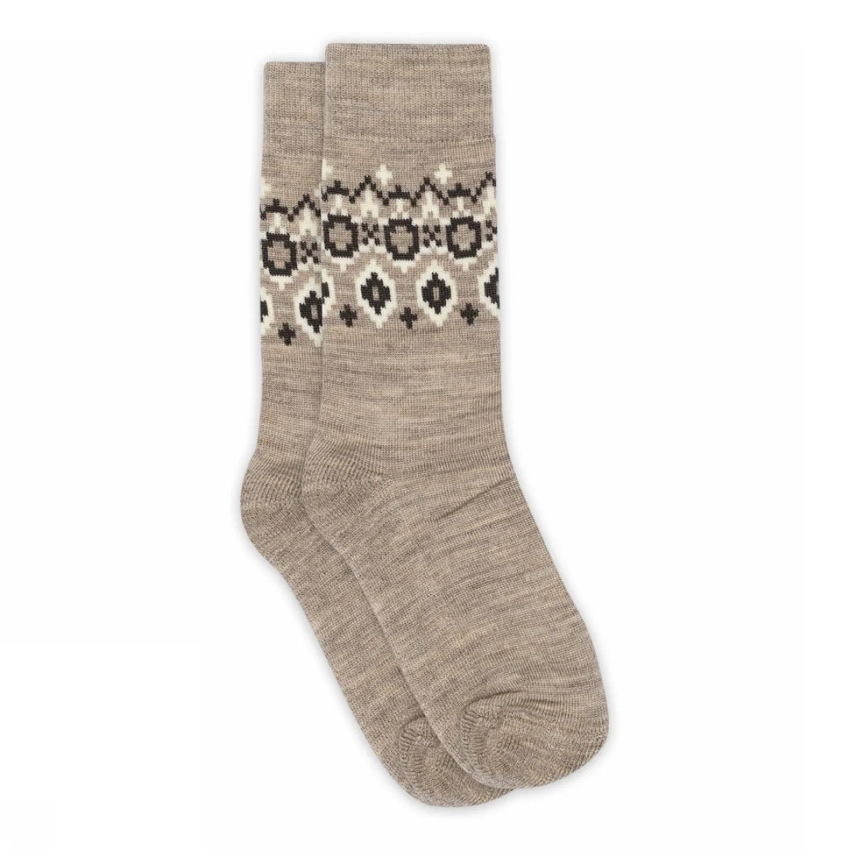Sokker Torshavn Ull Light Brown Melange