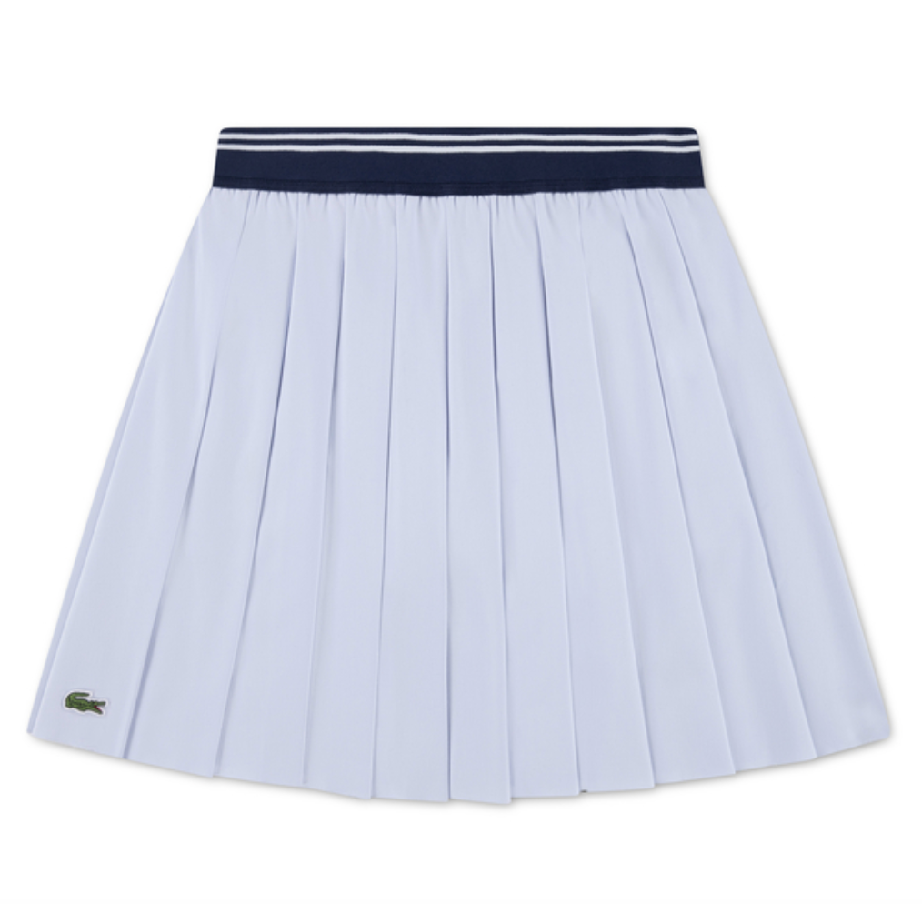 Skjørt Logo Sport Plissés Blue Clair