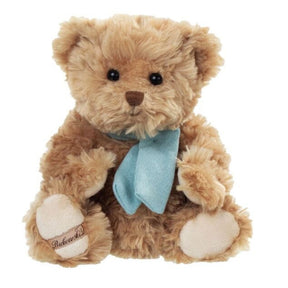 Kosebamse Baby Ludwig 25cm Blå Sløyfe