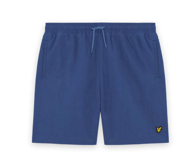 Badeshorts Plain Dark Cornflower
