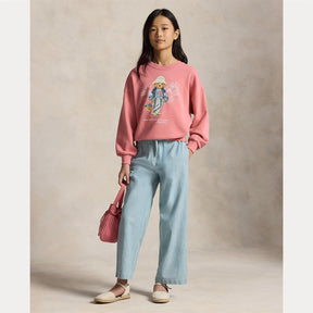 Genser Polo Bear Sweatshirt Pink