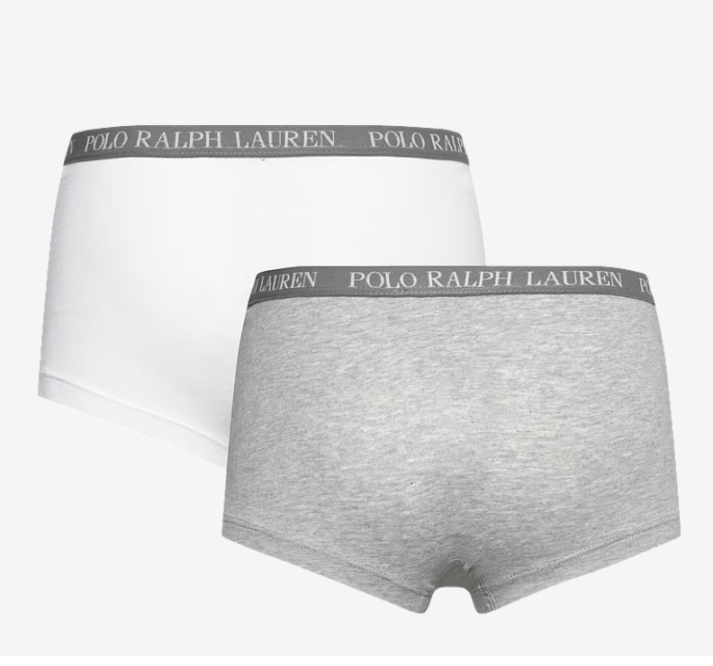 Girls Boyshorts Solid 2Pk Andover Heather