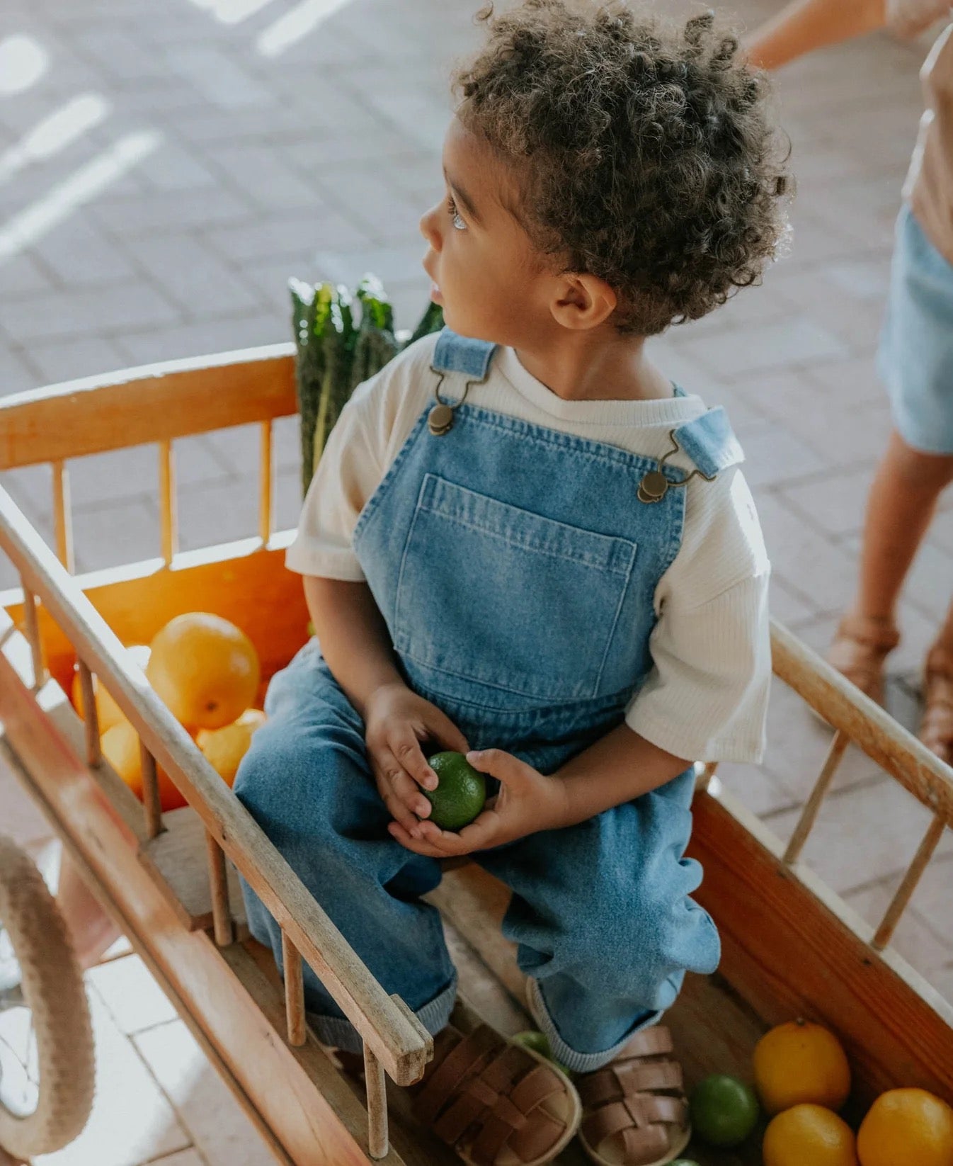 Bukse Don Contrast Overall Medium Denim Blue