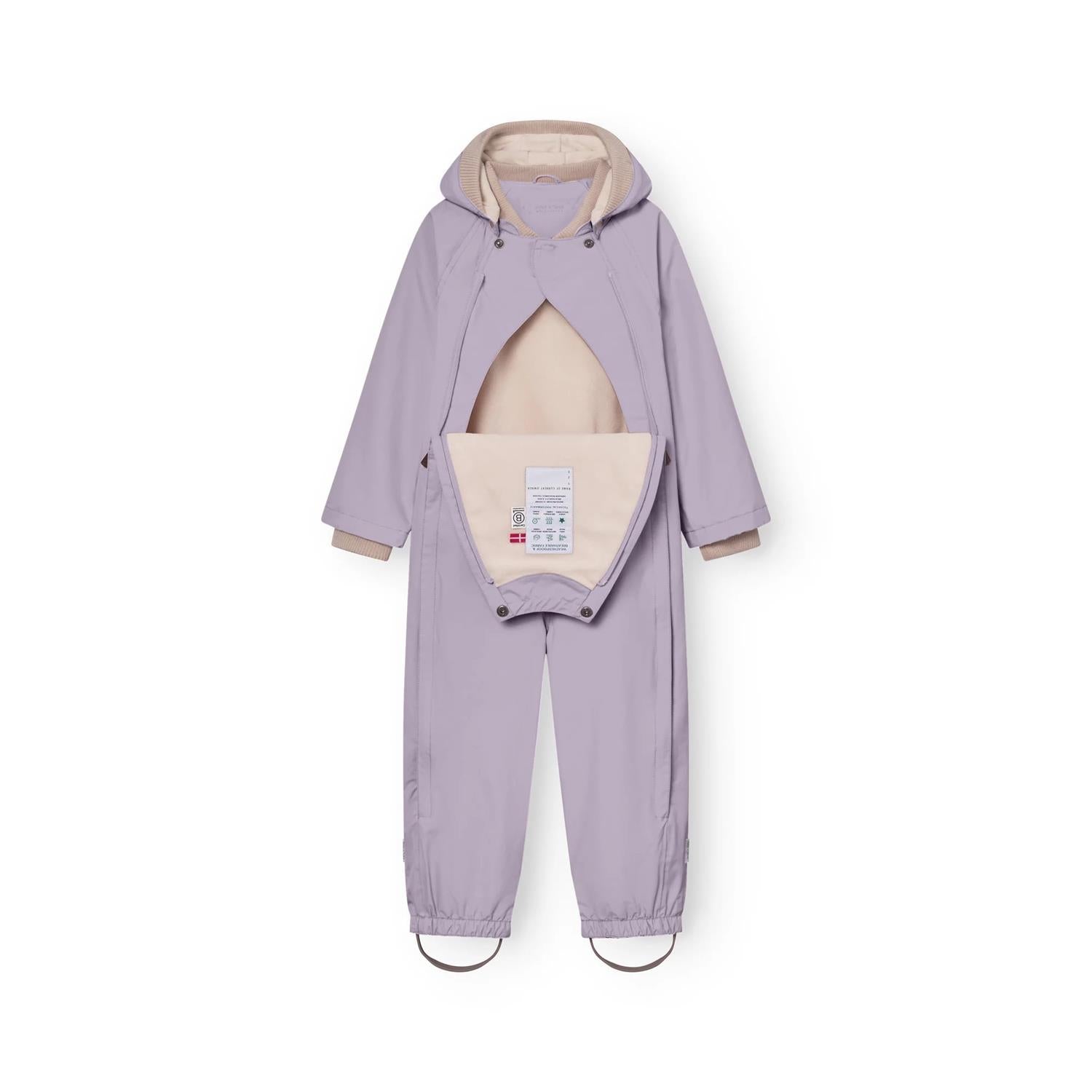 Dress MATWisto Fleece Spring Minimal Lilac