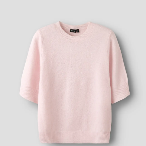 T-Skjorte Bynt Ss Short Knit Pink-A-Boo