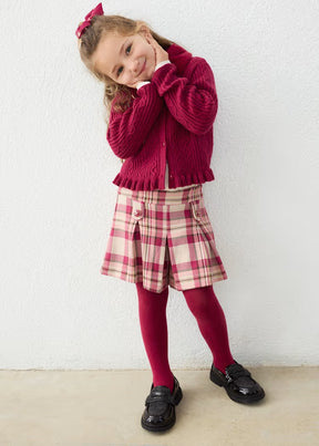 Shorts Plaid/Check Raspberry