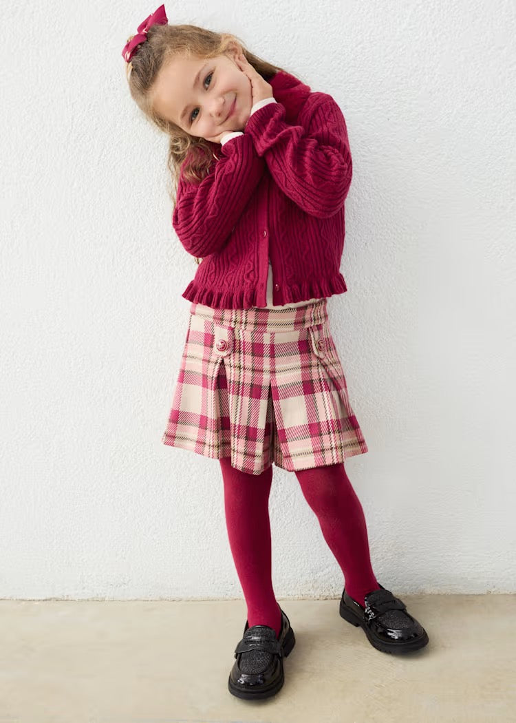 Shorts Plaid/Check Raspberry