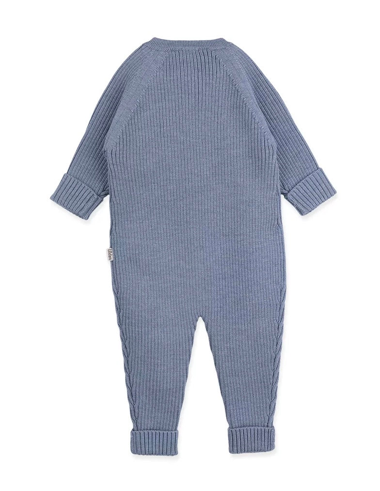 Sparkedress Ribb Mellomblå