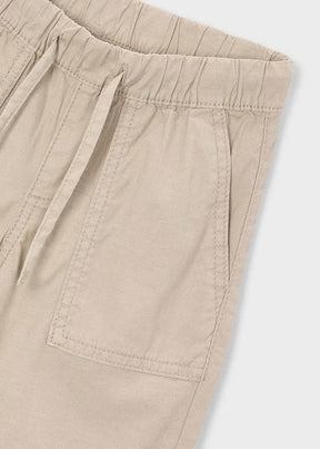 Bukse Joggers Linen Stone