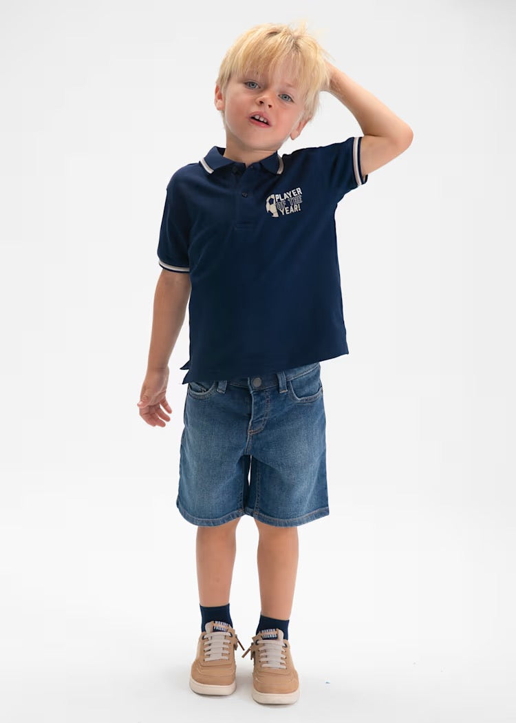 T-skjorte Polo Football Navy