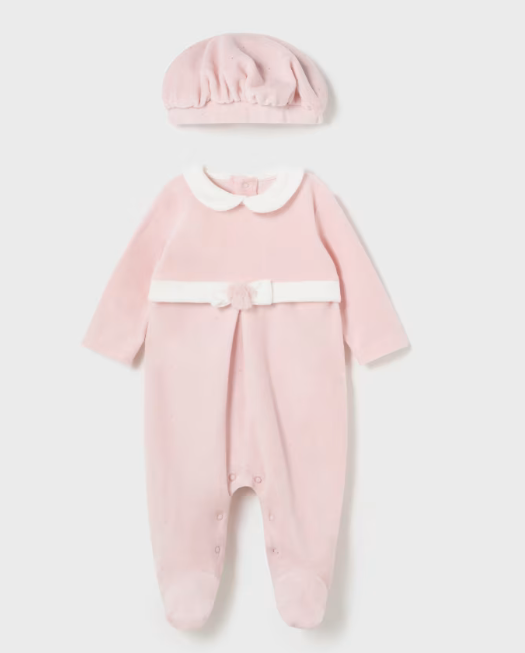 Heldress Newborn M/Beret Rose