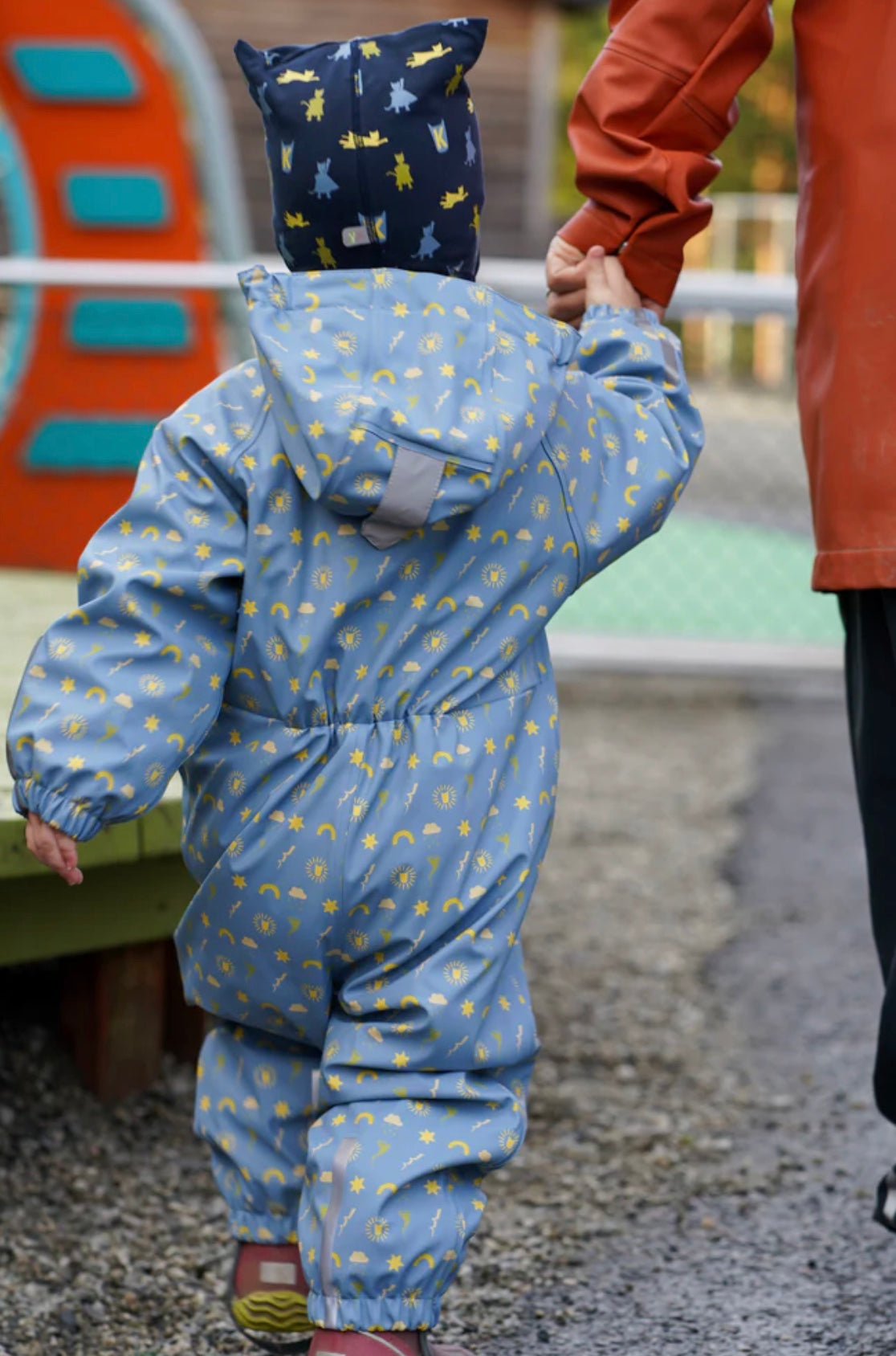 Babyregndress Dugg Mjuk Blå