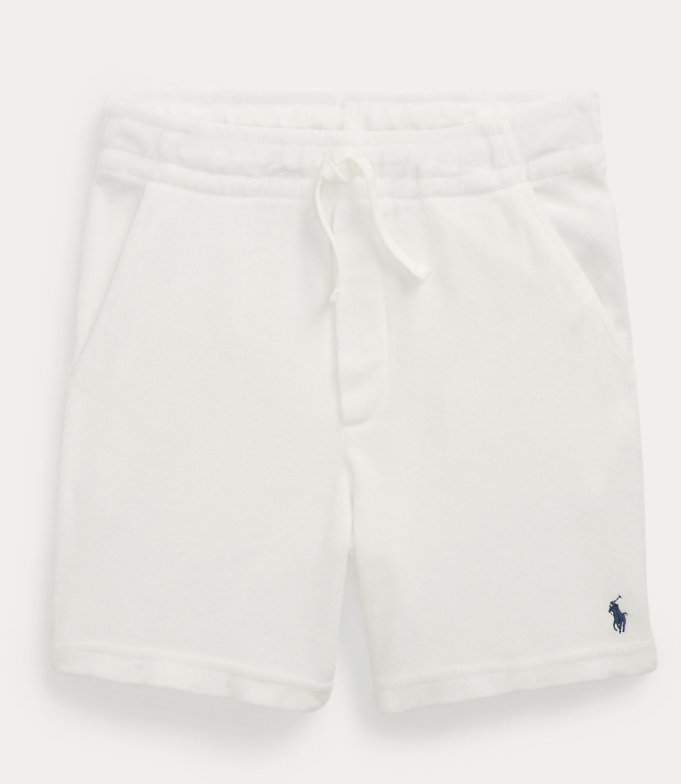 Shorts Terry Drawstring White