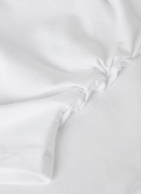 T-Skjorte Novegat Ss Short Rouched top Bright White