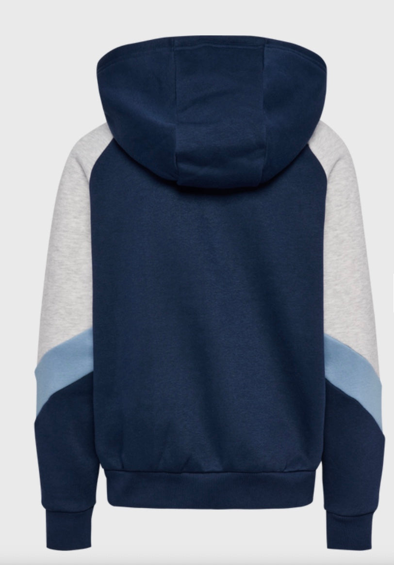 Hettegenser Zip Loose Dress Blues/Faded Denim