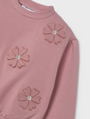 Genser Blomster Jumper Rosy