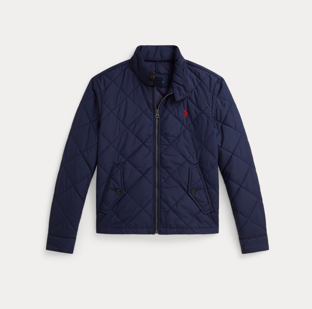 Jakke Quilted Mockneck Newport Navy