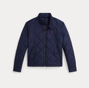 Jakke Quilted Mockneck Newport Navy