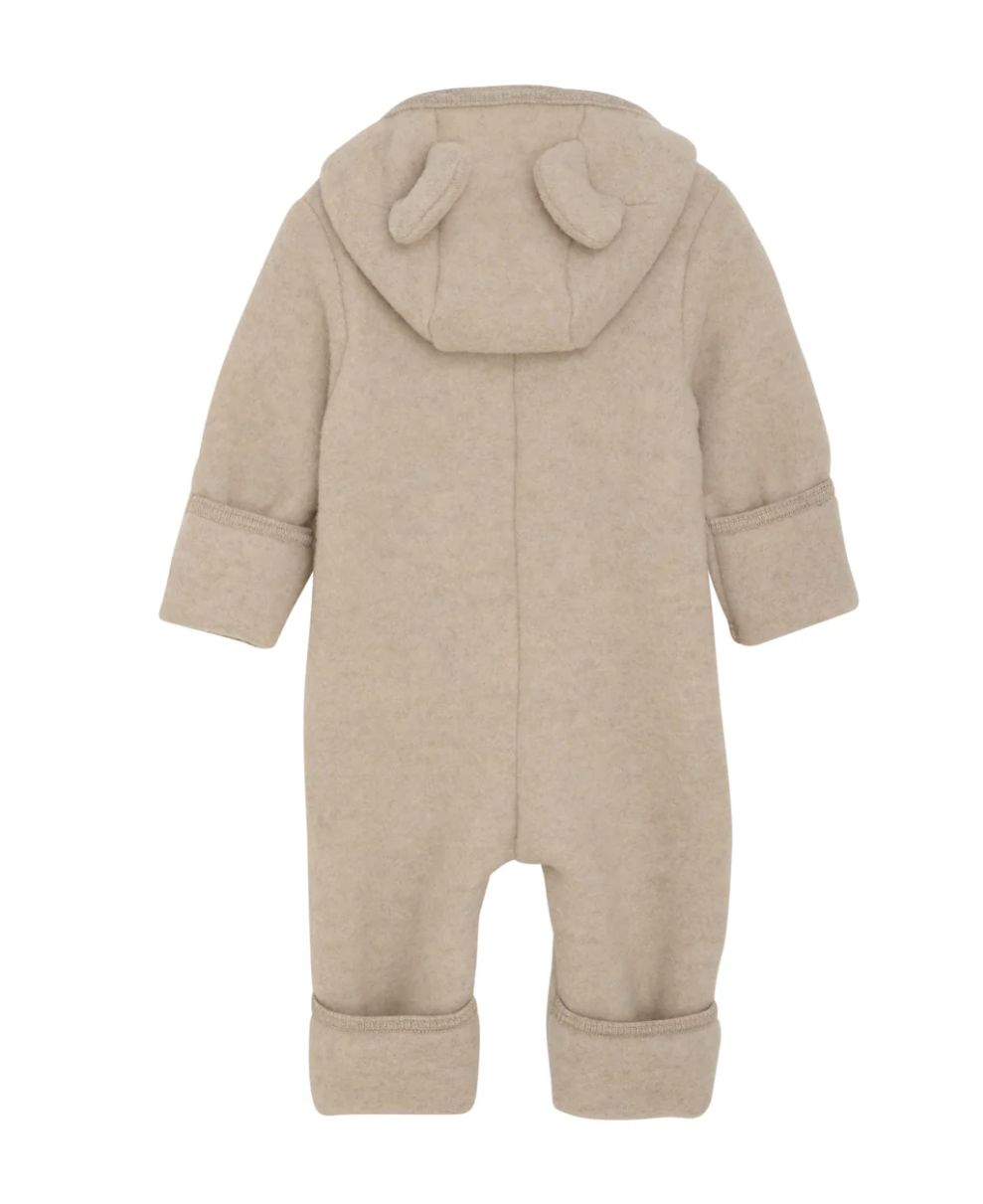 Fleecedress Pram Ears Wool Camel Melange