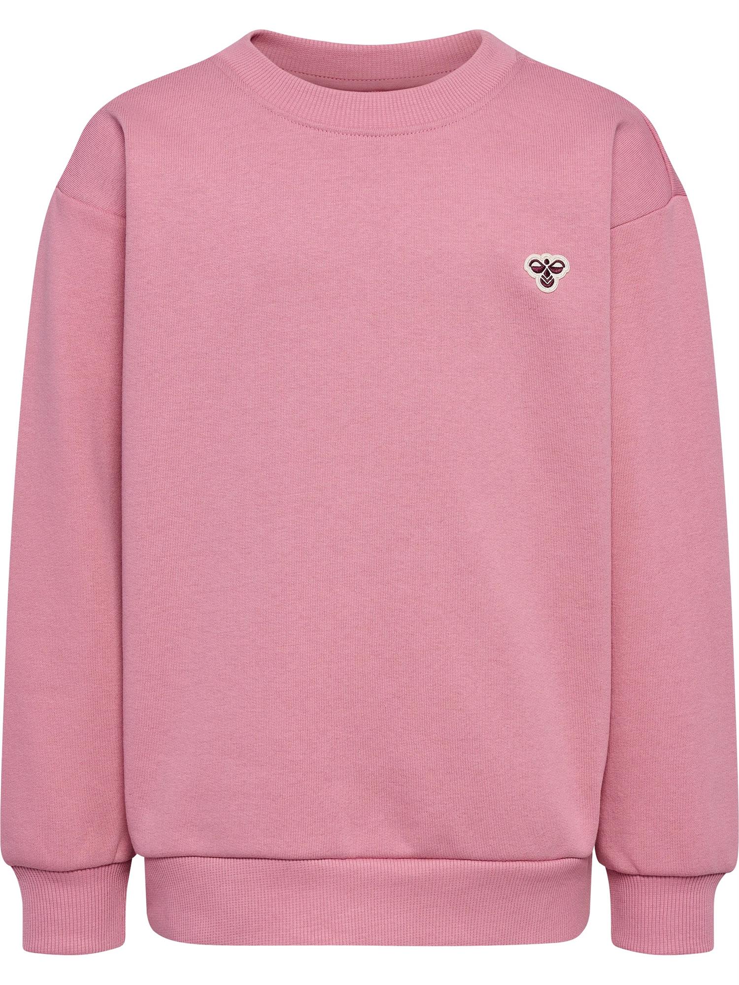 Genser Loose Crewneck Bee Pink Polignac