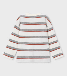 Genser Striped Cream