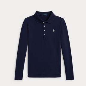 Genser Mesh Polo Navy