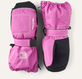 Baby zip long mitt rosa