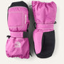 Baby zip long mitt rosa